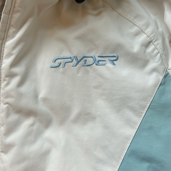 Spyder Women’s White Blue Ski Jacket Size 8 - Picture 2 of 13